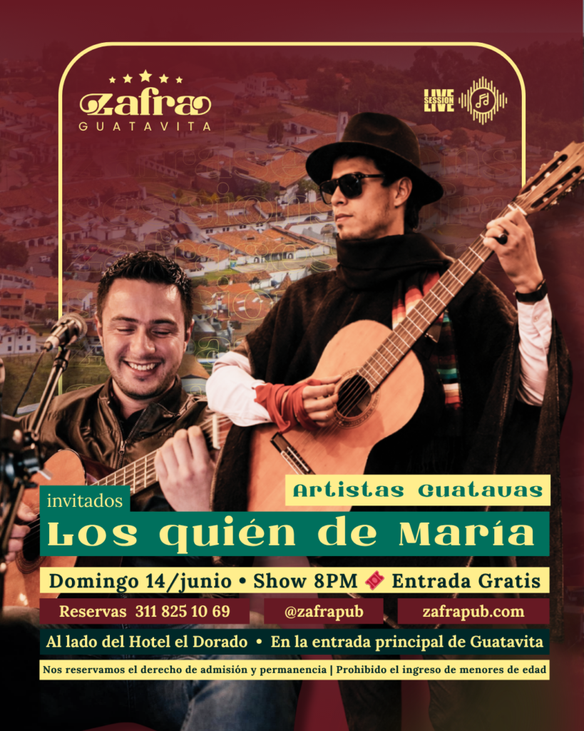 Los quien de María, Música en Vivo en Guatavita